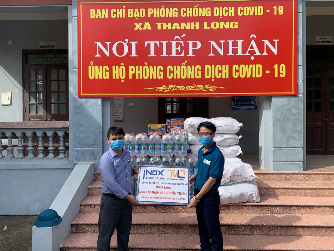 Inox Quốc Tế iHBI đồng hành cùng Bắc Ninh, Hưng Yên chống dịch COVID-19